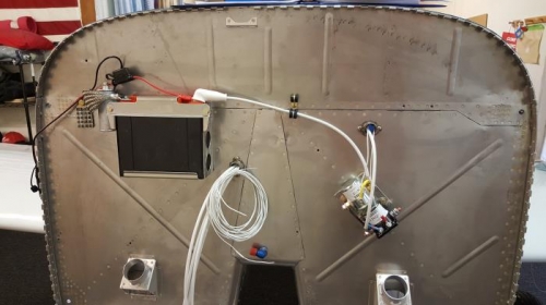 Starting on Firewall with battery and contactors.