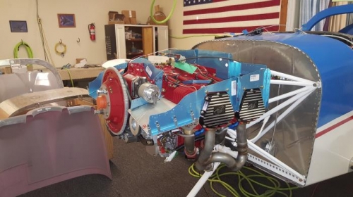 L side baffling.  Being modified for alternator.