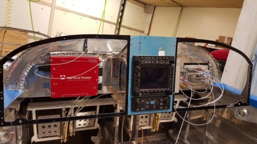 Audio, GPS, and Autopilot temporairly installed l.