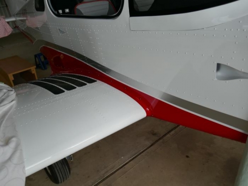 Wing root fairing.