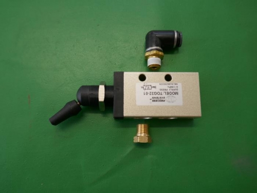 Solenoid valve and plug.