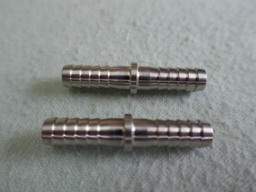 6mm S/S double barb fittings.