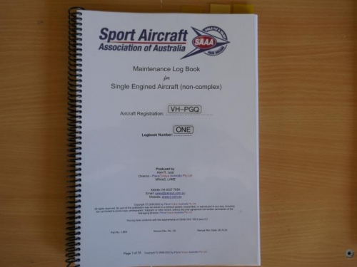 Aircraft Log Book.