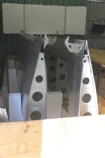 Semi completed wings in original crate