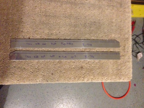 R-716 Rudder bottom attach strips