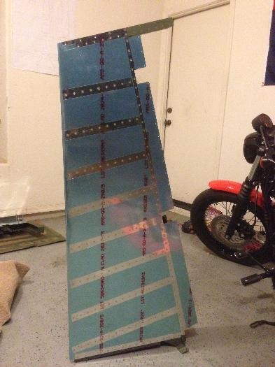 Completed rudder