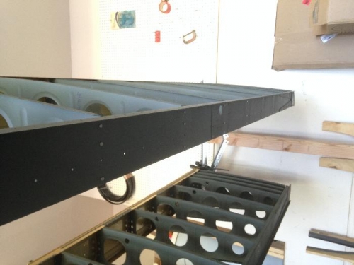 Main ribs riveted to the rear spars