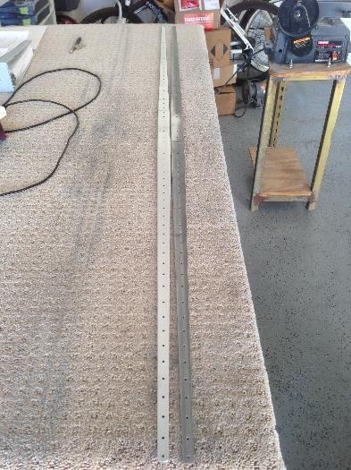 Before and after breaking and polishing