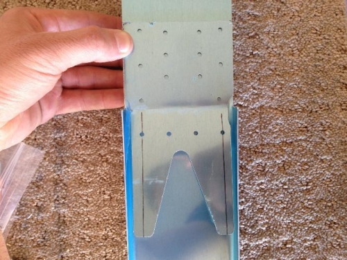 Lining up front spar doublers