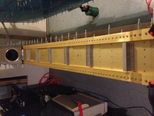 Right wing Z-brackets match drilled