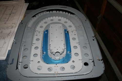 All of the bulkhead ribs are done except for the ones needing parts from VANs (bad part - F800).
