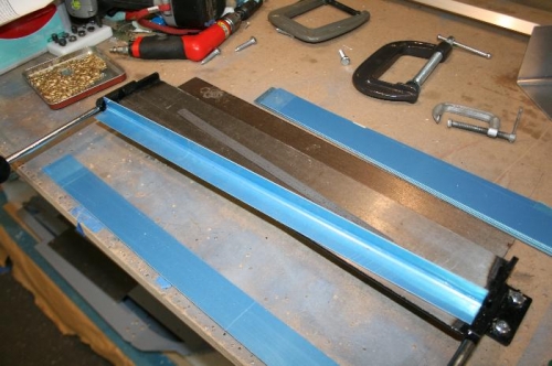 Make up the stiffners with the cheapo sheet metal brake - worked good!