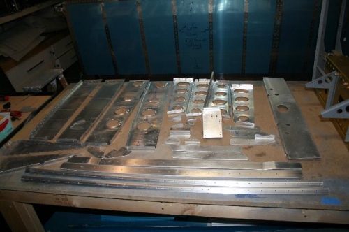 This is all the parts of the 'seat rib' minus the 2 skins