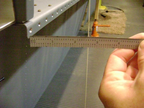 measurement from string to rear spar flange 2 6/100