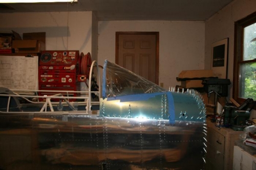 Side on view