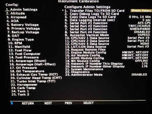 All the administrative stuff you can play with.