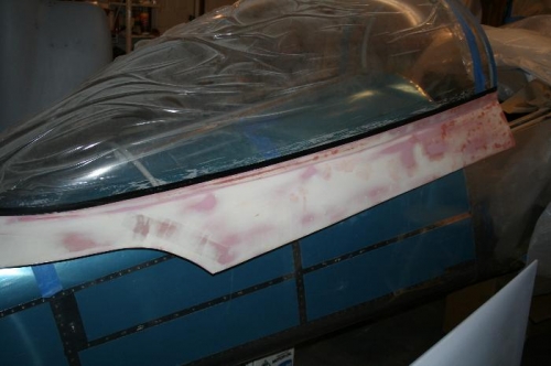 Some light canopy skirt filling - stilll need to filler prime it and take another look