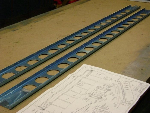 Laying out the aileron spars