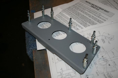Getting ready to rivet the nutplates.
