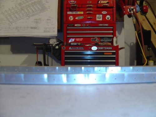 Finished product - laying flat against the table top.