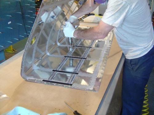 Back-riveting.