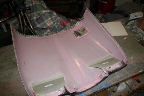 Top cowl inlet ramps cleco'd and ready for  bonding.