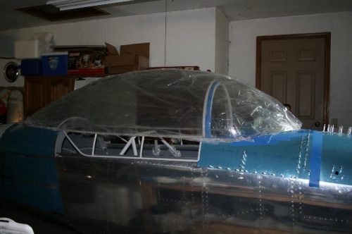 Lots to go as the canopy needs to touch the windshield bow.