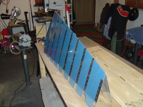 After forming the trailing edge