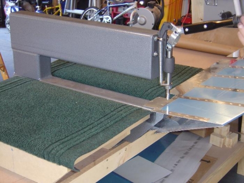 Dippling the rudder skin