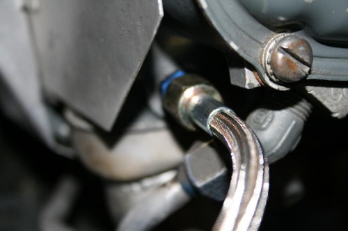 Manifold pressure pickoff from the #3 cylinder head
