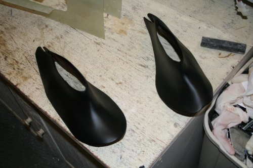 Here they are after the last coat of black primer