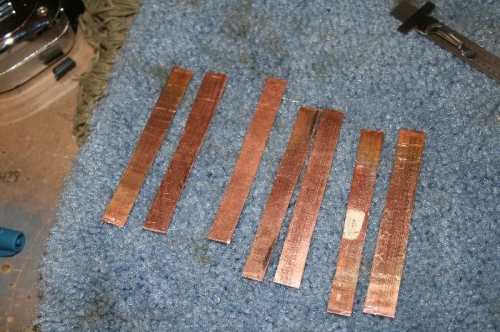 Copper bars ready for duty