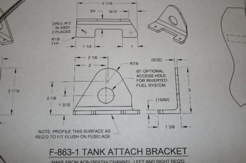 The tank attach bracket