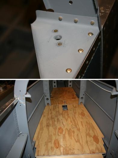 Top pic is tie down ring storage (one shown) bottom is floorboards fitted.