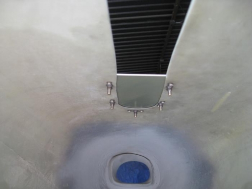 Inside view of cover plate