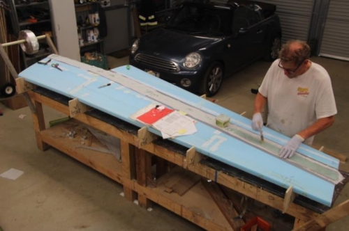 Wetting out the peel ply