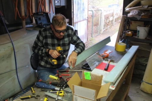 Drilling for the NC-6 rivet