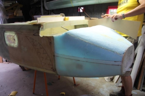 AFT bevel matches template. Had to start somewhere