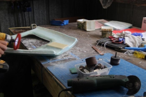 Sanding the transitions