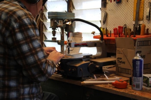 Cutting Templates on coping saw