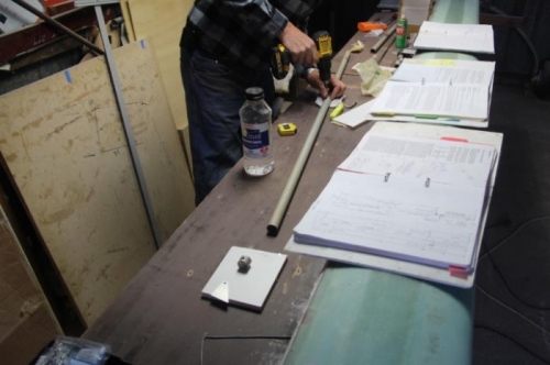 Rivetting in the NC-2 inserts