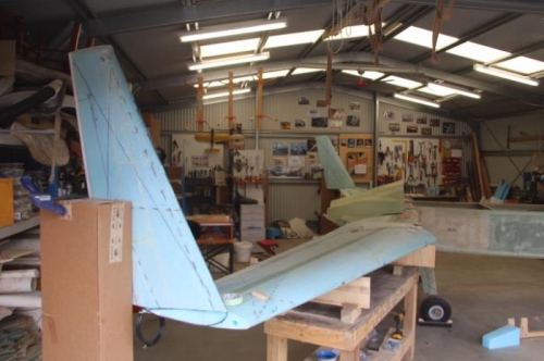 Propped in position for a looky look