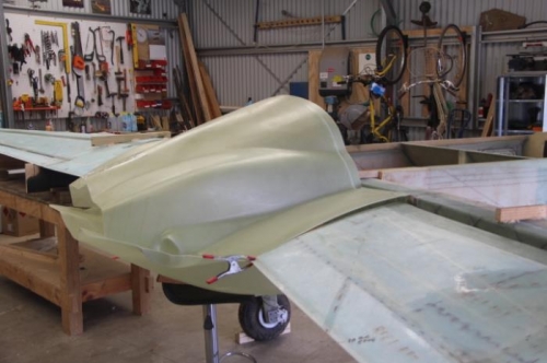 Another view of the shapely cowling.