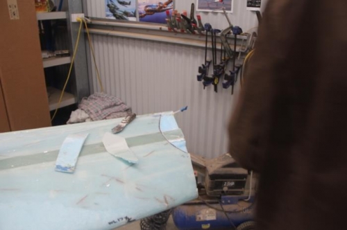 Top skin cut, contemplating Spar cap