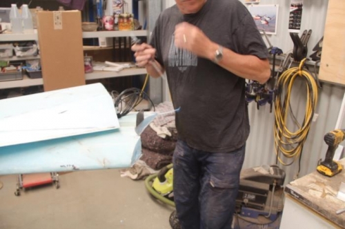 Putting my angle-jig in position