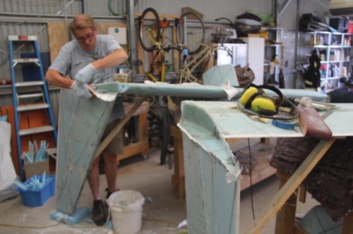 Ist done, trimming the next