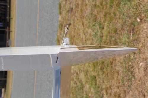 Bevel cut rudder, opportunity lost