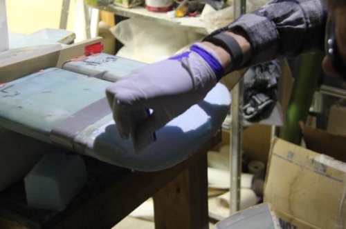 Foam micro'd and floxed