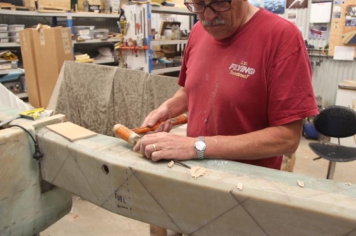 Cleaning up the level tab bondo