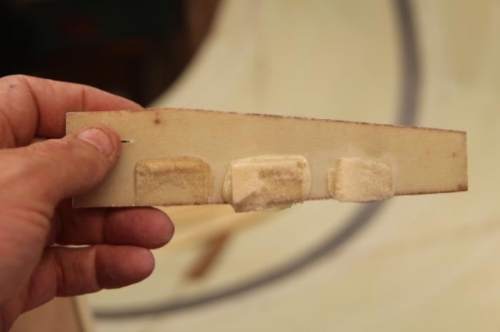 Drip rail test piece